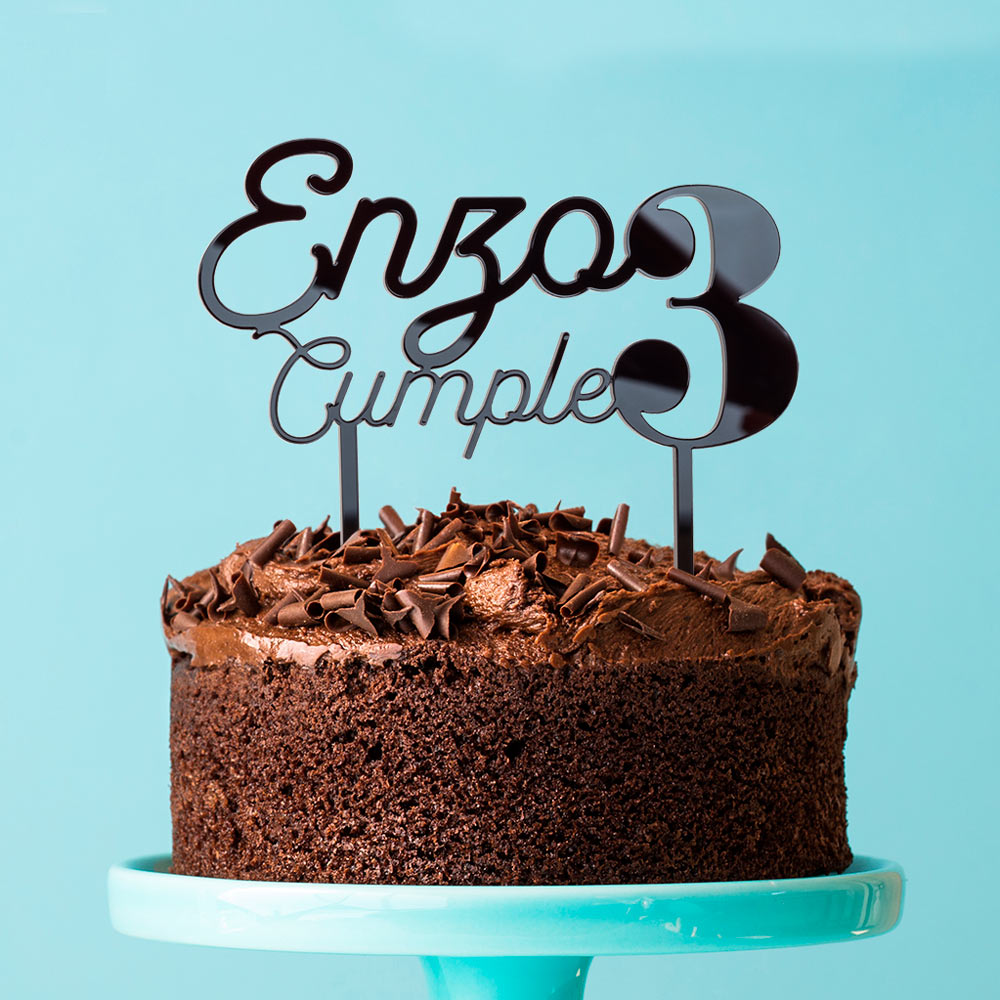 Pastel-topper-nombre-numero-negro-kuko-studio