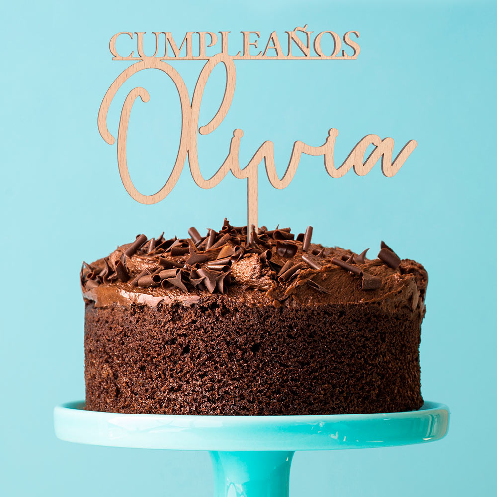 Pastel-topper-Cumpleanos-madera-kuko-studio
