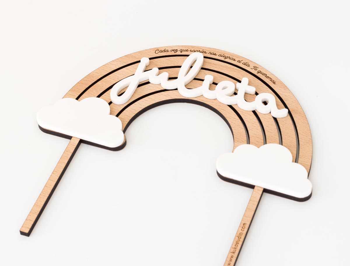 kuko-studio-cake-topper-arcoiris-relieve-closeup