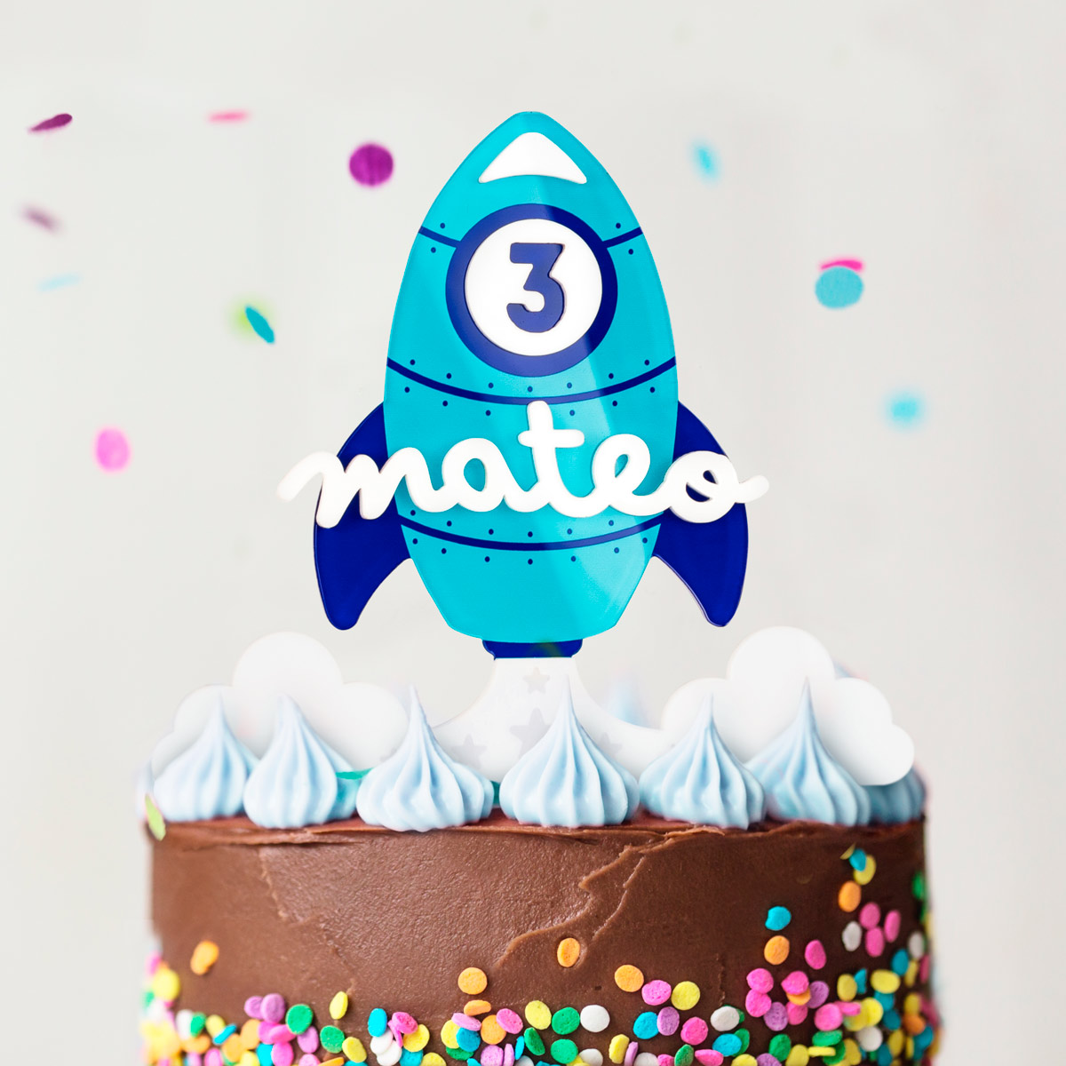 cake-topper-cohete-azul-kuko-studio